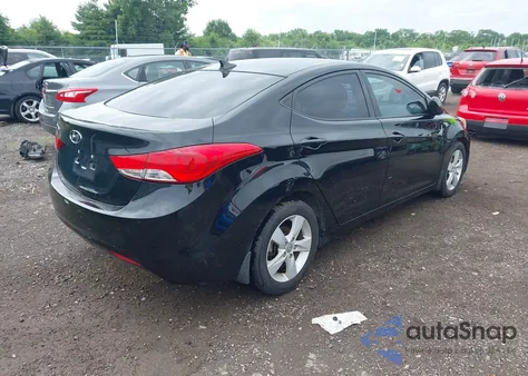 2013 Hyundai Elantra Gls из США, поврежденный, VIN 5NPDH4AE8DH375171